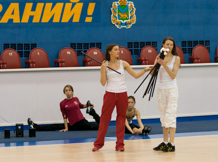 Тренировка группы поддержки