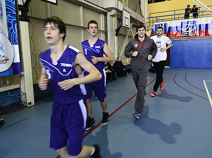 Мастер-класс для участников ШБЛ «КЭС-БАСКЕТ» в Артеме